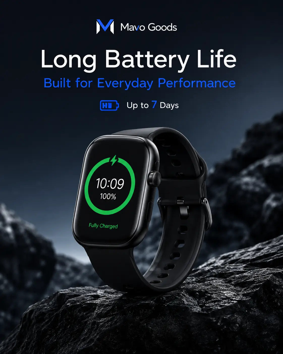 Mavo Smart Watch with Water Resistant Technology